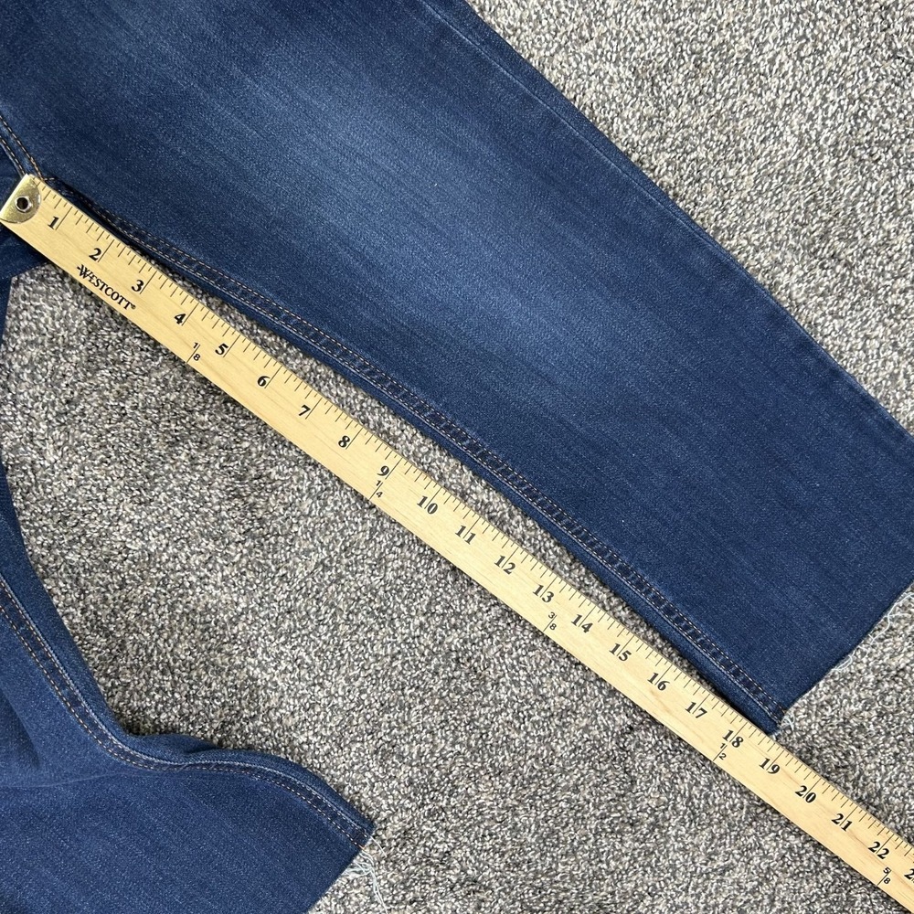NEW 7Diamonds Coco Mid-Rise Capri Jeans Womens 26 Blue Denim Stretch Casual - Picture 12 of 14